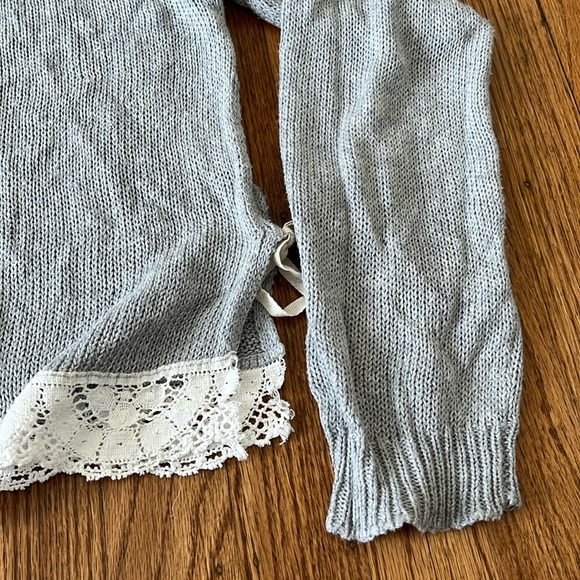 Miu Miu Lace Side Tie Sweater S/4 - Picture 4 of 8